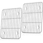 2pcs Steel Non-Stick Baking & Cooling Rack