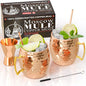 Moscow Mule Copper Mugs - Set of 2 -