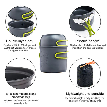 Outdoor Camping Tableware Kit