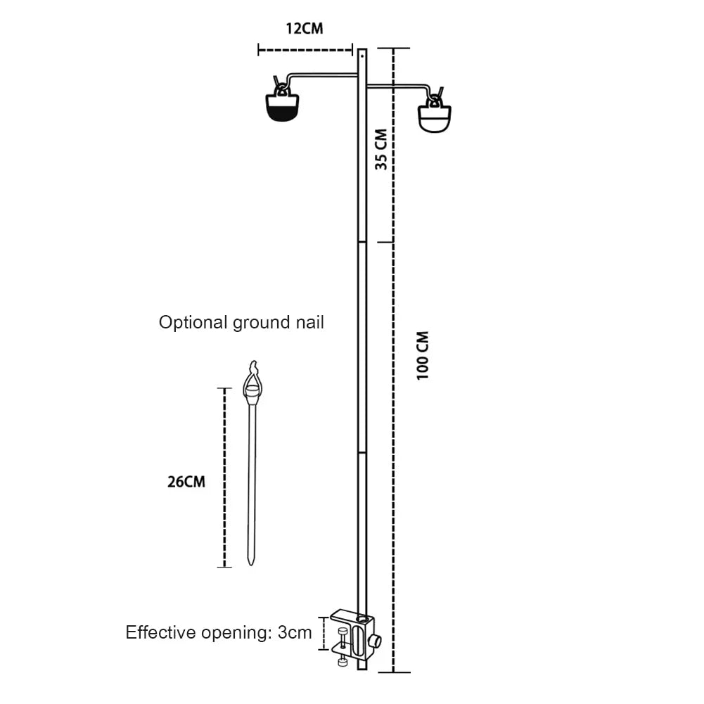 Outdoor Portable Camping Lamp Holder