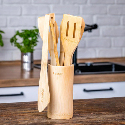 Bamboo Kitchen Utensils Set of 8