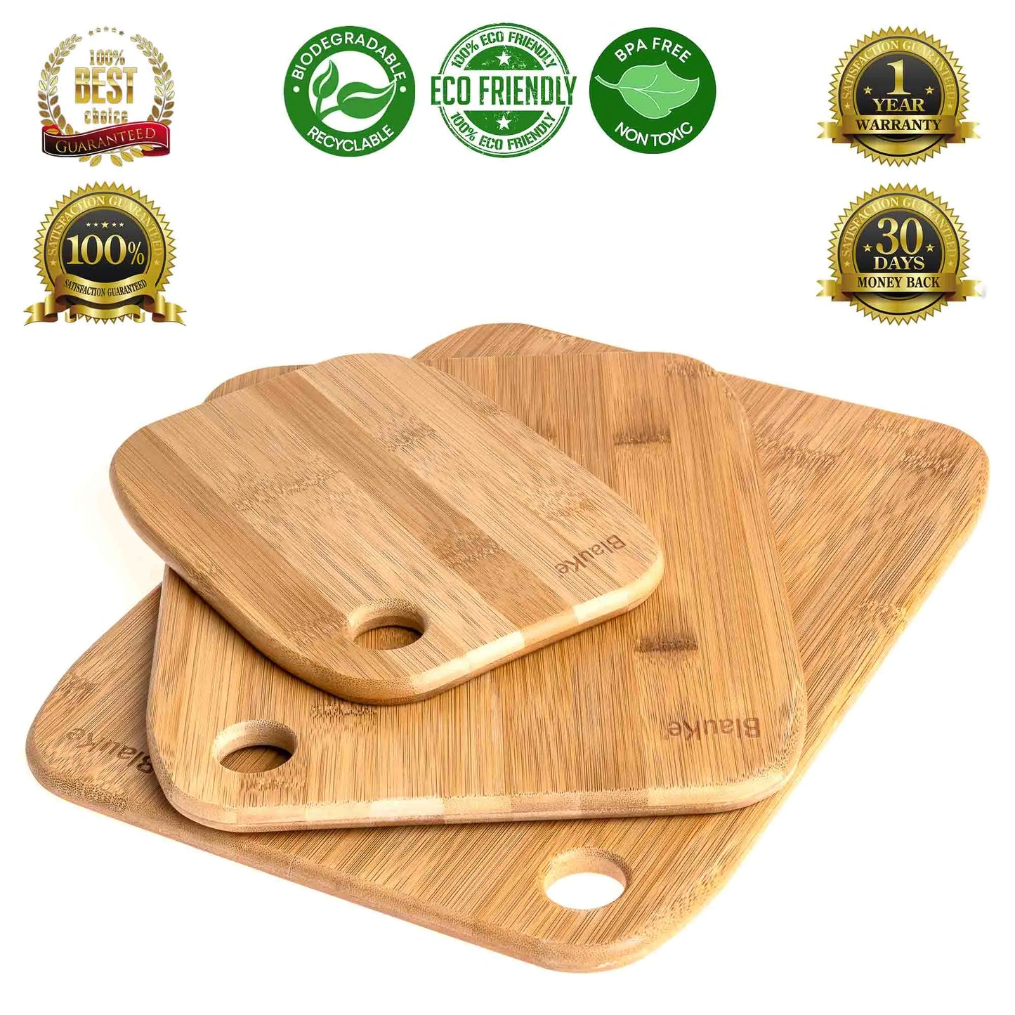 Bamboo Chopping Board Set of 3